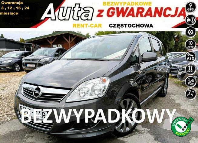Opel Zafira 1.6i*116PS*OPŁACONY*Bezwypadkowy*7-Osób Klimatronik*Serwis*GWARANCJA24