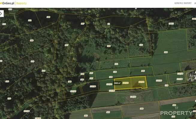 Działka budowlana Grybów