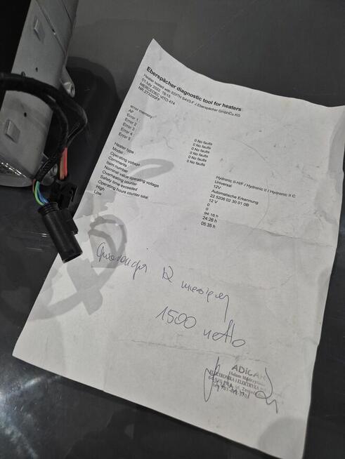 Ogrzewanie postojowe mokre Hydrotronic_12V Mercedes Vito 447