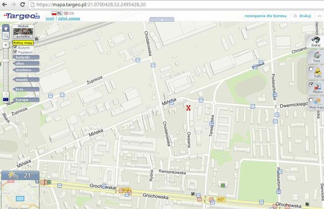 Miejsce parkingowe do wynajęcia - Warszawa, Mińska 62