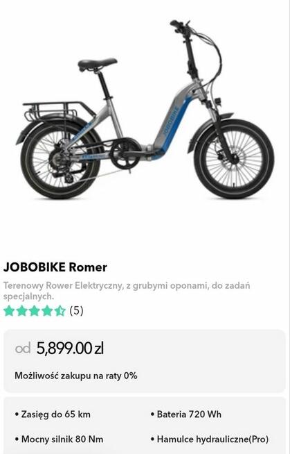 Sprzedaż rowerów elektrycznych w Hryniewiczach