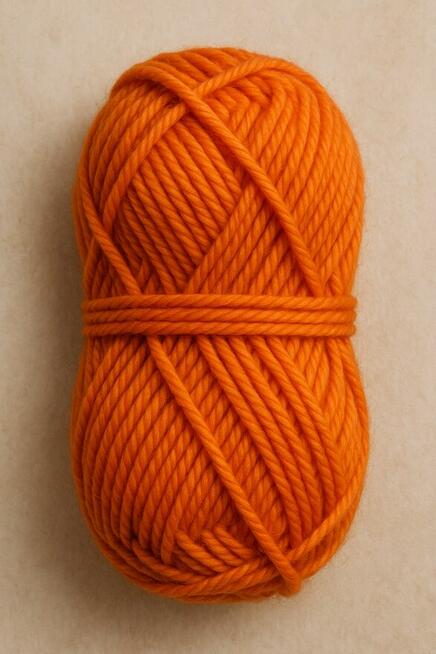 Przędza pomarańczowa