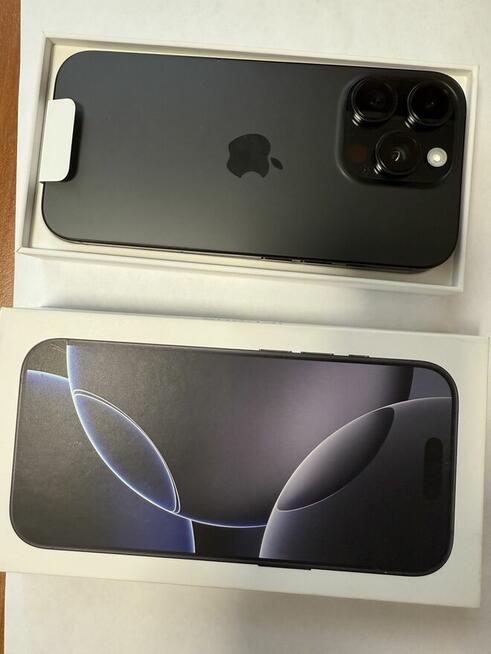 Iphone 16 PRO 128GB 5 G Czarny Tytan OKAZJA