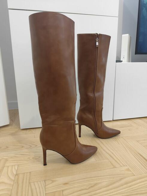 Kozaki rozmiar 38 kolor camel