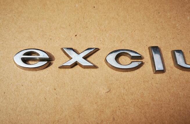 Citroen C8 logo emblemat EXCLUSIVE drzwi przednie 8665V9