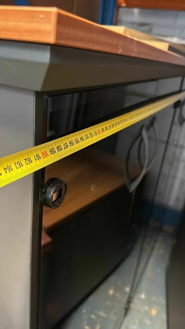 Komoda aktowa dwudrzwiowa szklana komody biurowe do biur do