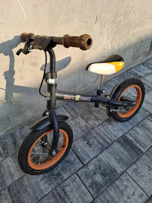 Rowerek biegowy pompowane koła