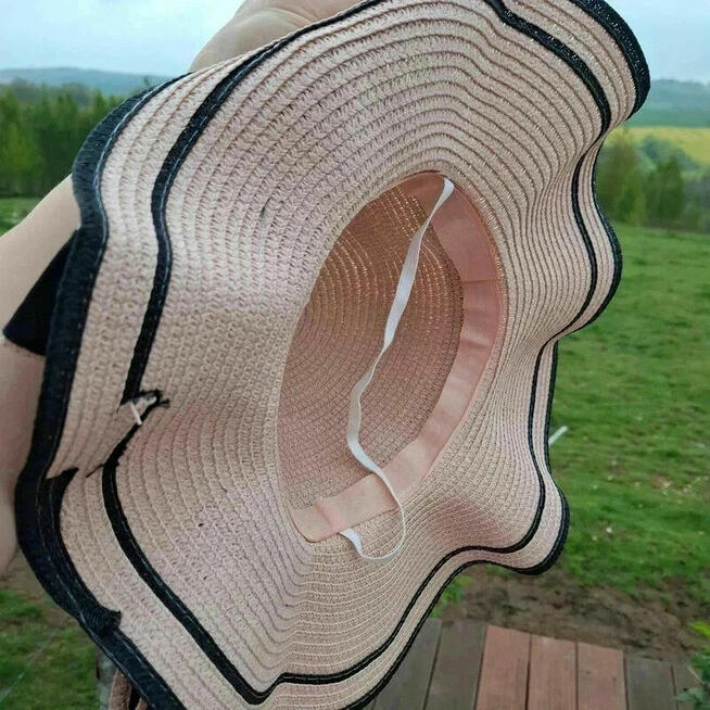 Kapelusz z kokardą Pudrowy róż na lato 2025! Styl, komfort i