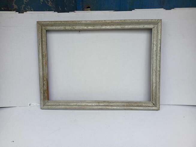 Rama Obrazu Strebrna Malowana