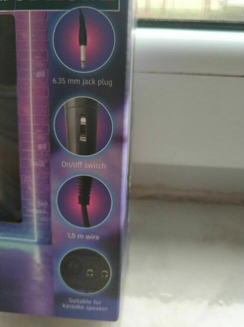 Profesjonalny Mikrofon Karaoke Przewodowy Dynamiczny Estrado