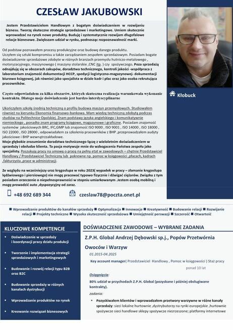Szukasz handlowca przedstawiciel handlowy OD ZARAZ