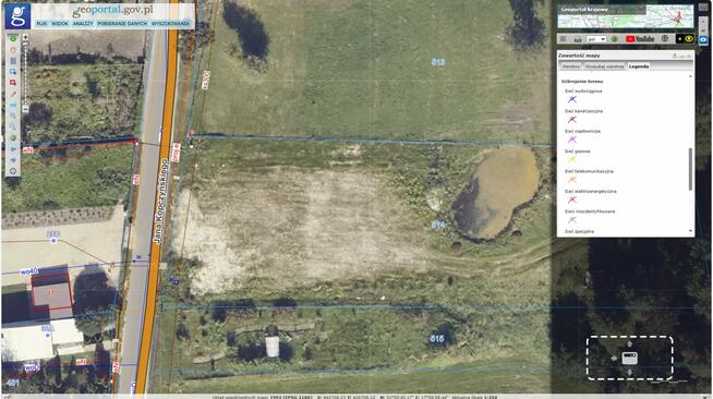 Działka z własnym stawem, rekreacyjna - Gołuchów