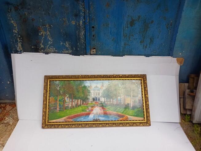 Obraz w złotej ramie