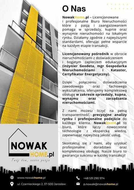 Jarosław | NowakHome.pl- Licencjonowane biuro nieruchomości