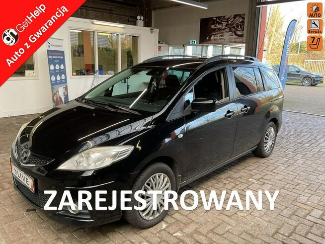 Mazda 5 1,8 benzyna, klimatronik, 7 miejsc, przyciemniane szyby, isofix, zarej