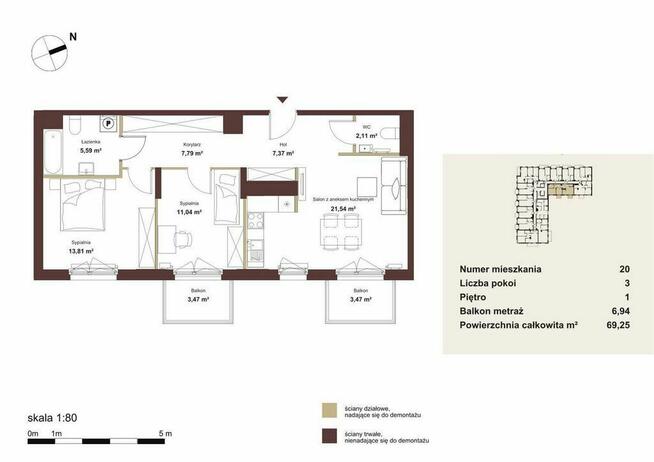 M3 | Rozkładowe | 2 Balkony | Bez Prowizji | Jasne