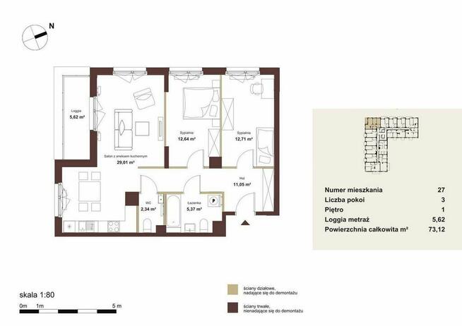 M3 | Rozkładowe | Balkon | 3 Pokoje | Bez Prowizji