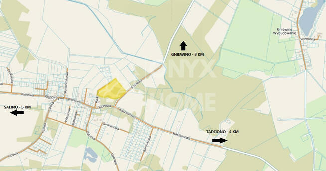 Działka inwestycyjna Mierzyno gm. Gniewino,