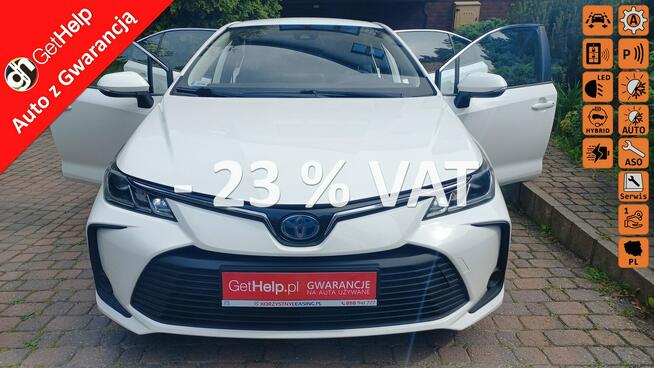 Toyota Corolla E-CVT 1.8 Hybryda Pełna historia  FV23% 41.3 netto=export Salon PL