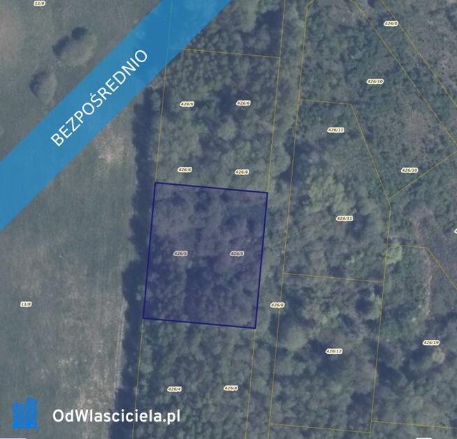Działka 426/5 w Pręgowie Górnym