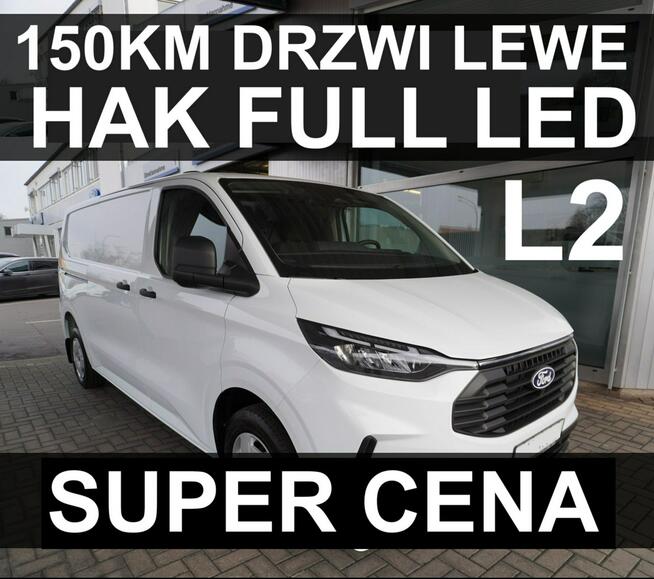 Ford Transit Custom L2 150KM Full Led Drzwi Lewe Hak Super Niska cena ! 1652zł