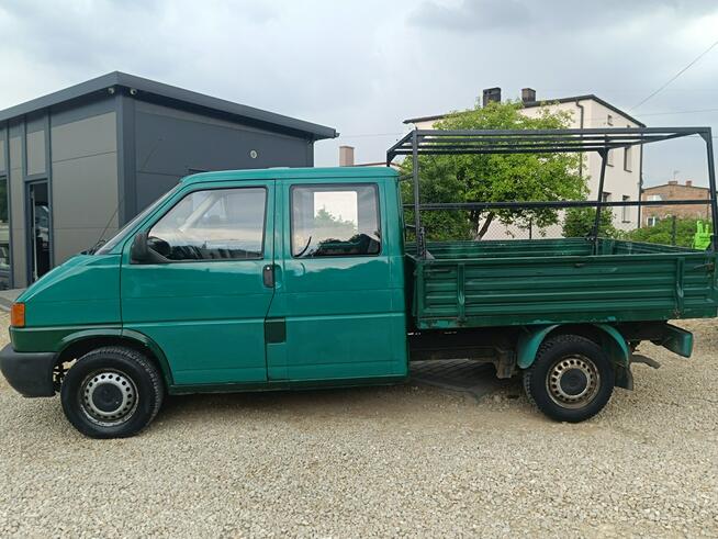 Volkswagen transporter t4 T4 doka 6 osób, skrzynia +stelaż