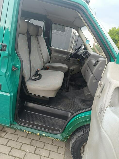 Volkswagen transporter t4 T4 doka 6 osób, skrzynia +stelaż