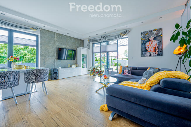 Nowoczesny dom, styl stodoła, 900 m² działki