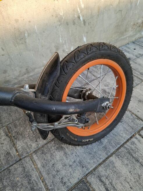 Rowerek biegowy pompowane koła