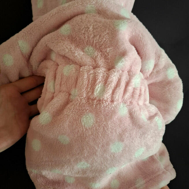 Szlafrok kąpielowy niemowlęcy George 56–62 cm – pudrowy róż,