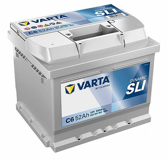 Akumulator VARTA Dynamic SLI 52AH 520A C6 Katowice