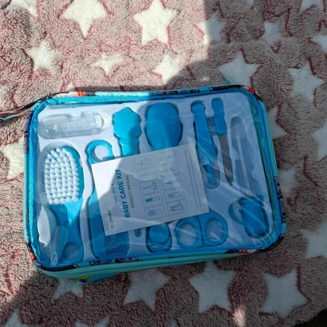 Zestaw Dla Niemowlaka Niebieski łyżeczka LED |Nowy