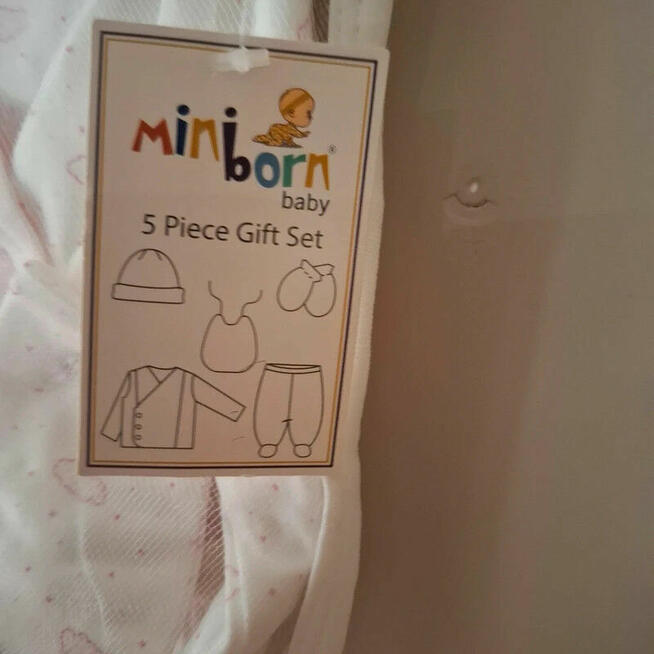 Zestaw dla niemowlaka 62–68 cm | Miniborn | Pudrowy róż | No