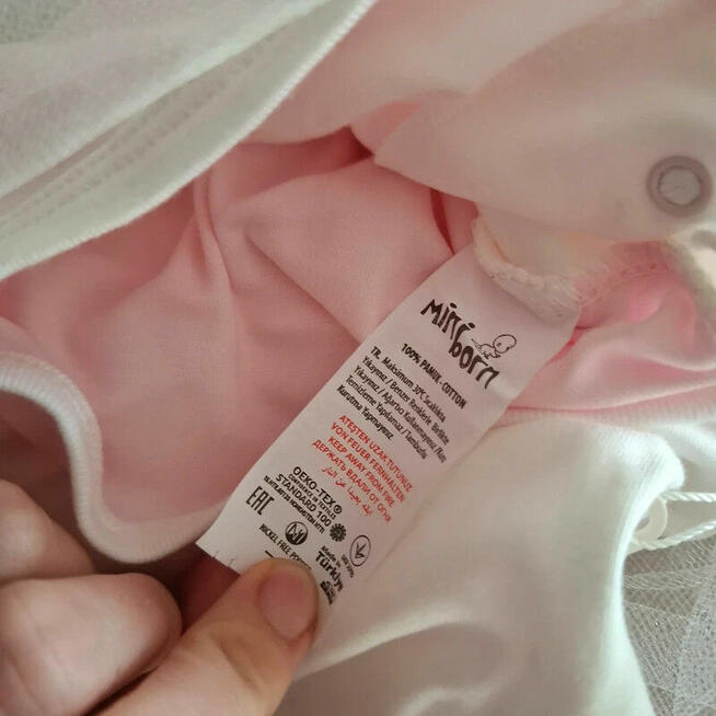 Zestaw dla niemowlaka 62–68 cm | Miniborn | Pudrowy róż | No