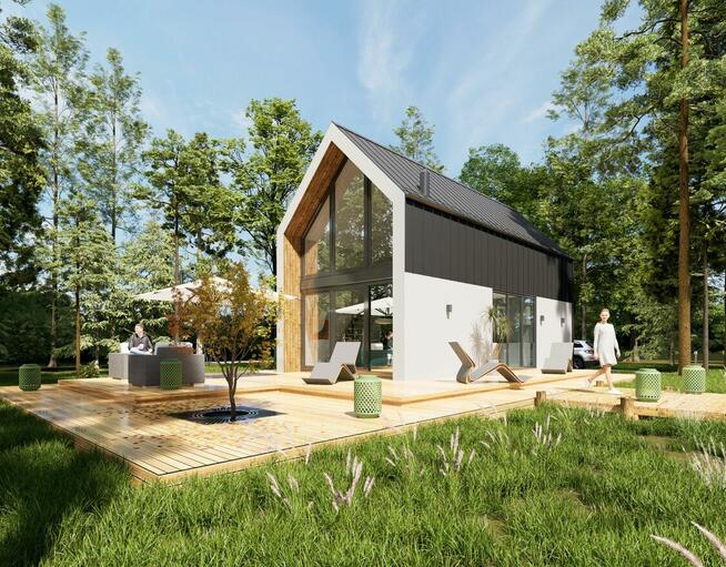 Dom Besta 52,5 m2 zabudowy + pełne piętro - z montażem!