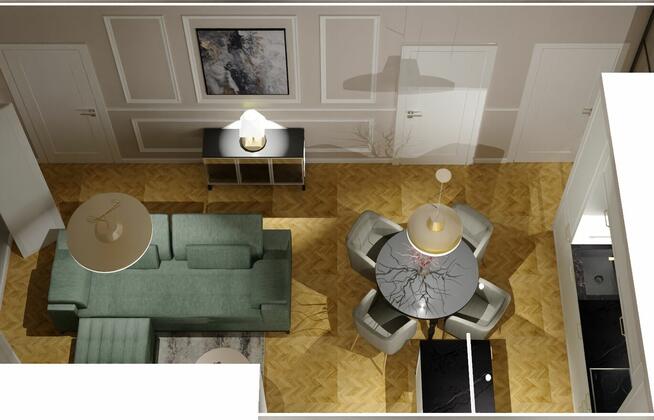 Projektowanie wnętrz 3D + wizualizacje - 50 zł /m2
