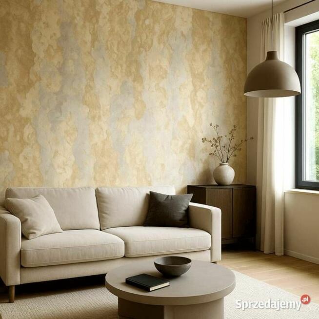 Fornir Kamienny Łupek Cream Gold tapeta 2MM 305x122x0,2 cm