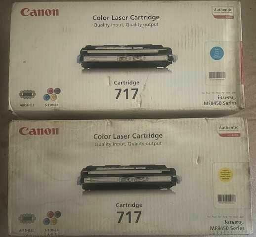 Canon 717 - 2 nowe oryginalne tonery w pudełku!