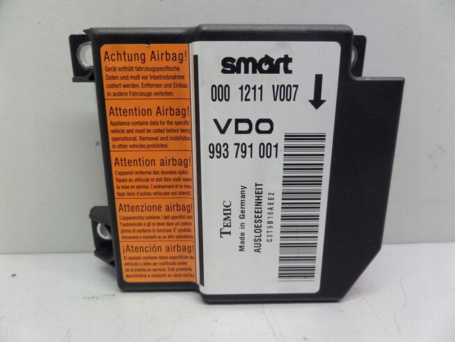 MODUŁ SENSOR PAIRBAG SMART FORTWO 450 98-07 0001211V007