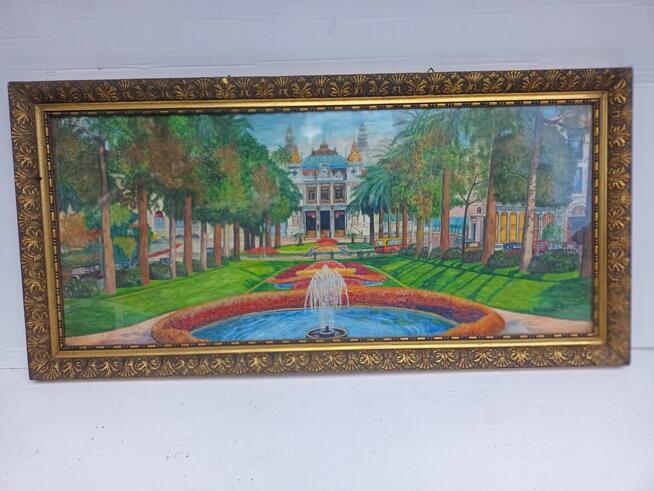 Obraz w złotej ramie