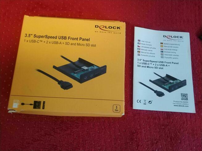 Panel Przedni Delock czytnik kart USB3.0 do Komputera PC