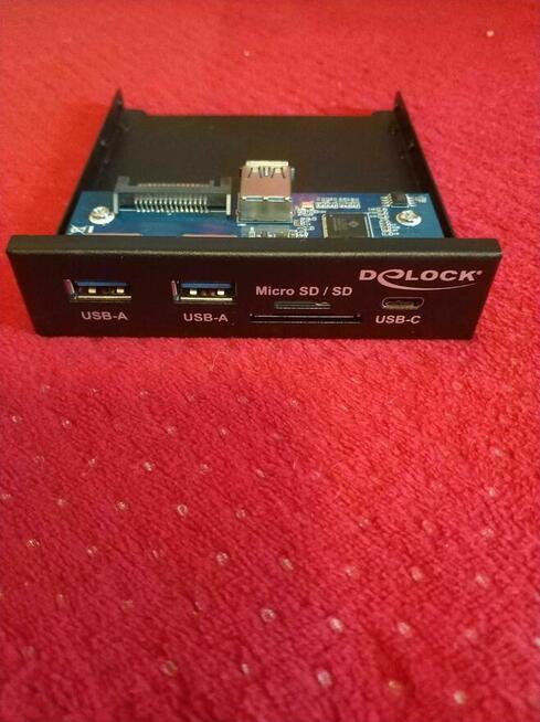 Panel Przedni Delock czytnik kart USB3.0 do Komputera PC