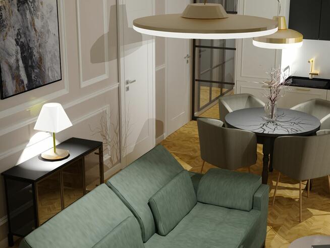 Projektowanie wnętrz 3D + wizualizacje - 50 zł /m2