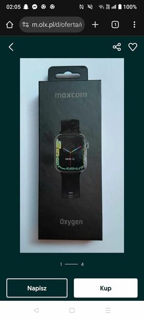 smartch watch maxcom watch fw26 ox
