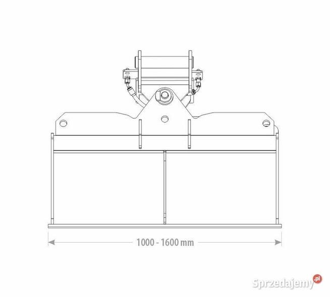 ŁYŻKA SKARPOWA HYDRAULICZNA 3,5 - 5 T