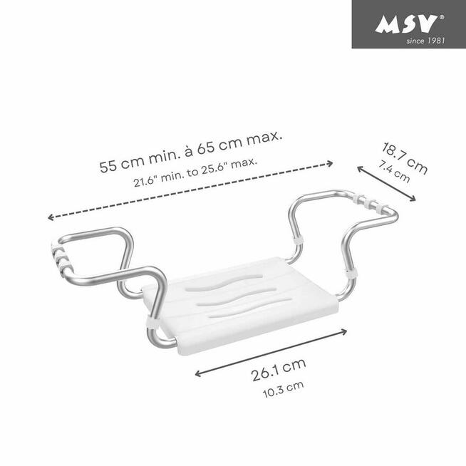 Siedzisko wannowe Krzesło na wannę siodełko do wanny