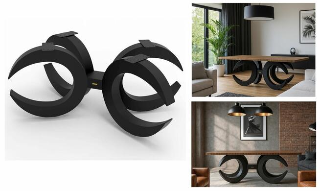 Noga stół 3D rama stolik biurka glamou biuro pająk meble