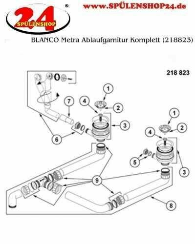 Syfon do zlewozmywaka 2komorowego zlewu zestaw odpływowy