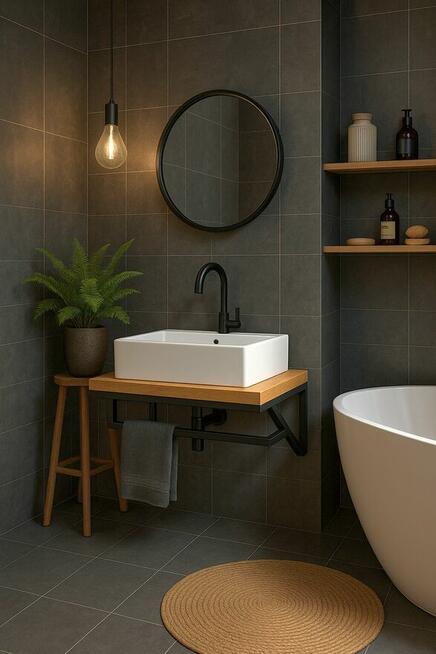 Stelaż pod konsolę blat umywalkę Boho konsola łazienkowa