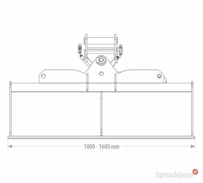 ŁYŻKA SKARPOWA HYDRAULICZNA DUO 5 - 6 T